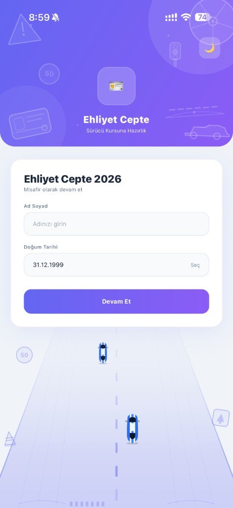 Hoş geldin ekranı